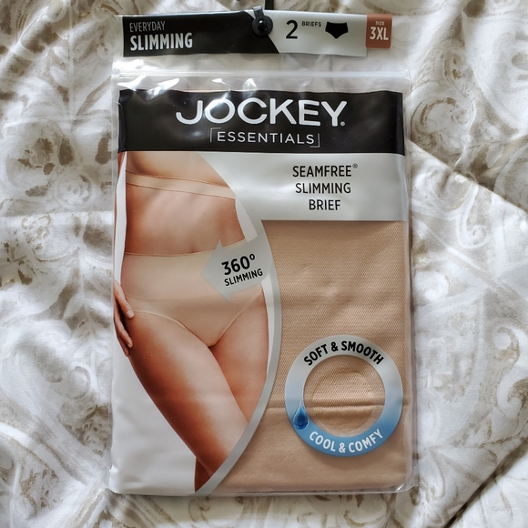 Jockey Other - Jockey 2 Pair 3X Shapewear Briefs Beige Slimming New